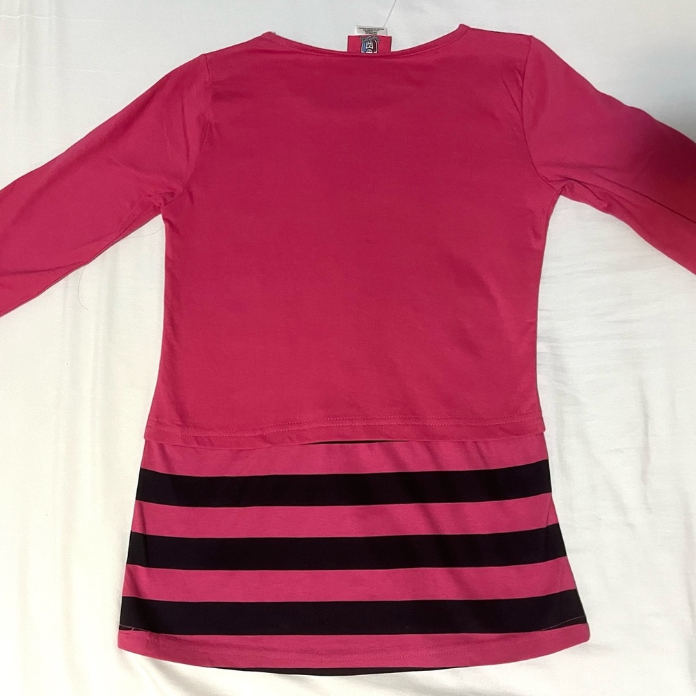 Monster High Black Pink Stripe Girls Long Sleeve Skull Scene Y2K - Picture 6 of 8